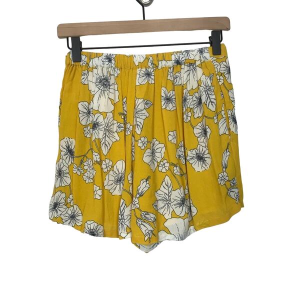 Anthropologie Cleobella Carla Short Floral Yellow Size XS NEW - Picture 6 of 10